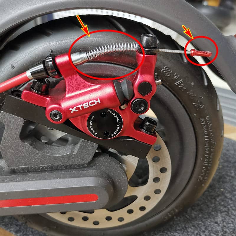 Kit Frein à Disque 110mm Pour Scooter Xiaomi Mijia M365/Pro - étrier + Disque En Alliage