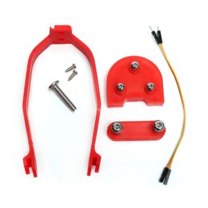 Kit rehausse garde boue arrière béquille et rallonge feu pour pneu 10 pouces Xiaomi M365 / PRO / PRO 2 / 1S / Essential / Mi scooter 3