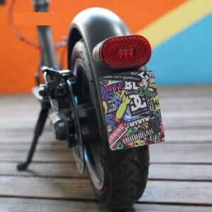 Sticker plaque minéralogique trottinette Xiaomi Pro 2 Essential 1S Scooter 3