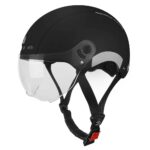 Casque trottinette electrique avec visiere