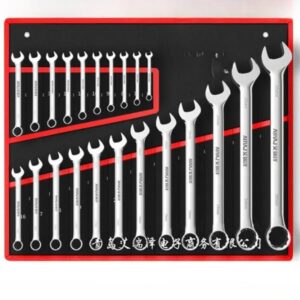 Jeu de clé plate de 6 à 32 mm