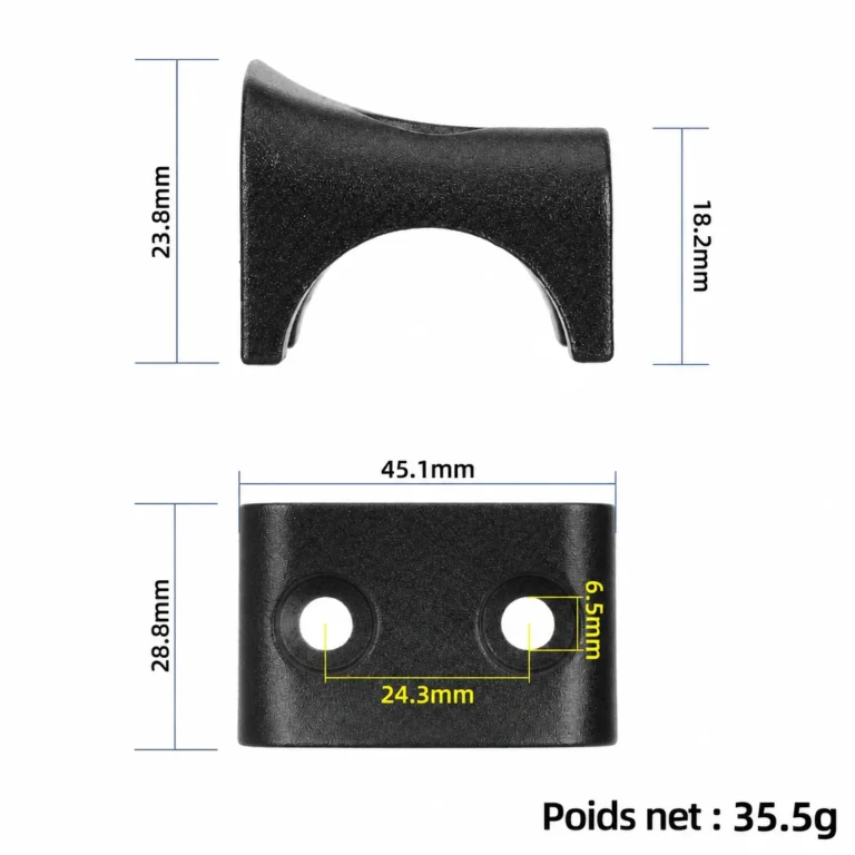 Base inférieure guidon Xiaomi Scooter 6 Lite