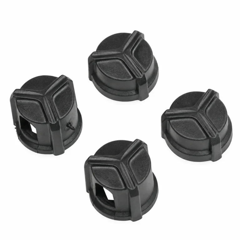Capuchon boulon écrou roue Vsett 9 / 9+ - 4 capuchons : 2 M12 + 2 M12 avec trou