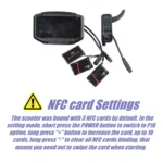 Carte NFC de dévérouillage Vsett 8 / 9 / 10