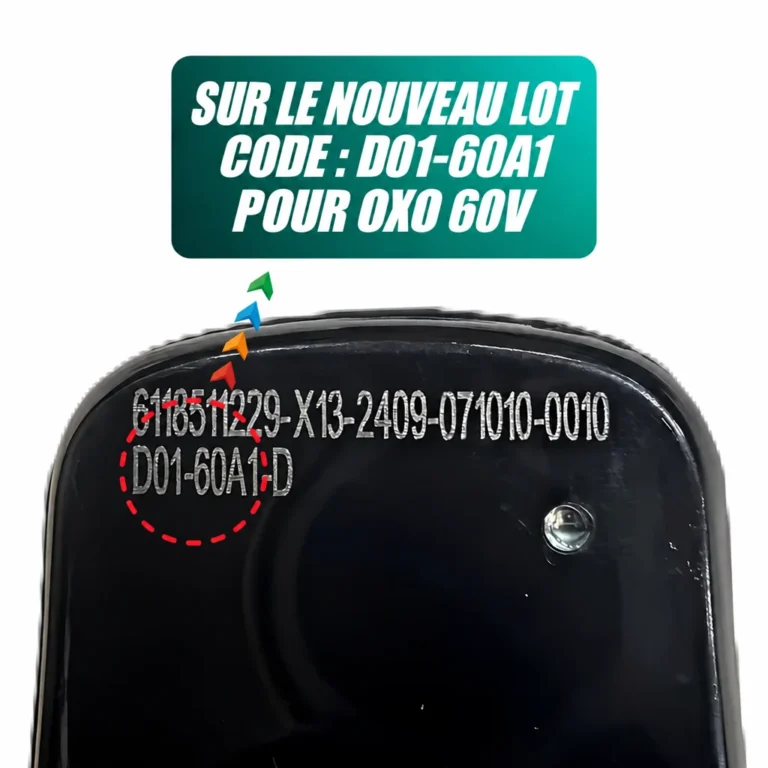 Écran compteur gâchette accélérateur Inokim OXO (60V)