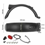 Garde boue arrière avec feu Xiaomi 6 Lite